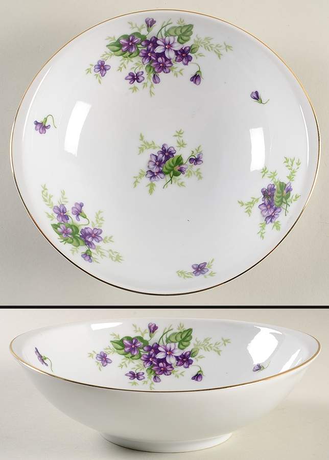 Bouquet 9" Round Vegetable Bowl by Harvan-1