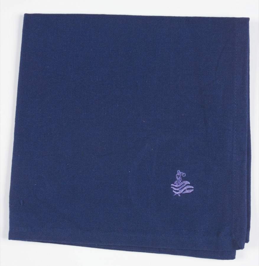 Fiesta 2000 Cobalt Blue Cloth Napkin by Homer Laughlin -1