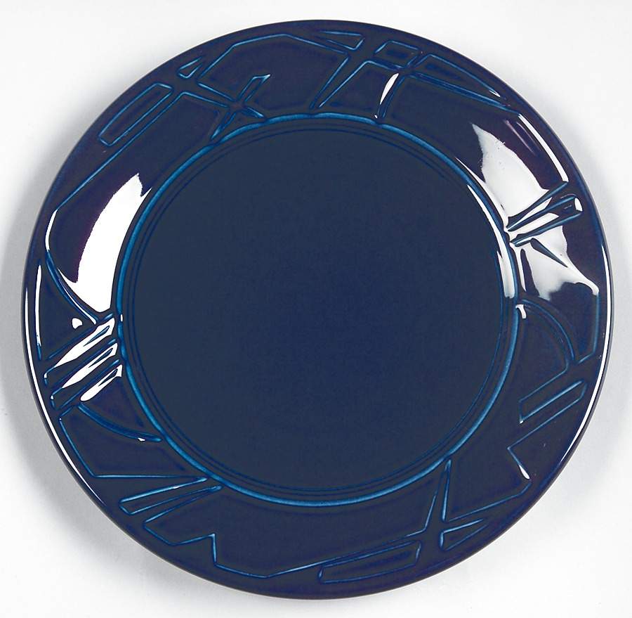 Fiesta 2000 Cobalt Blue Dinner Plate by Homer Laughlin -1