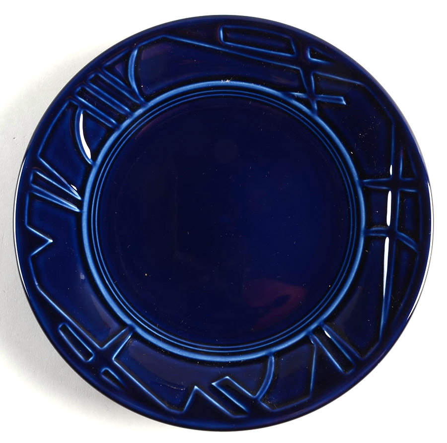 Fiesta 2000 Cobalt Blue Salad Plate by Homer Laughlin -1
