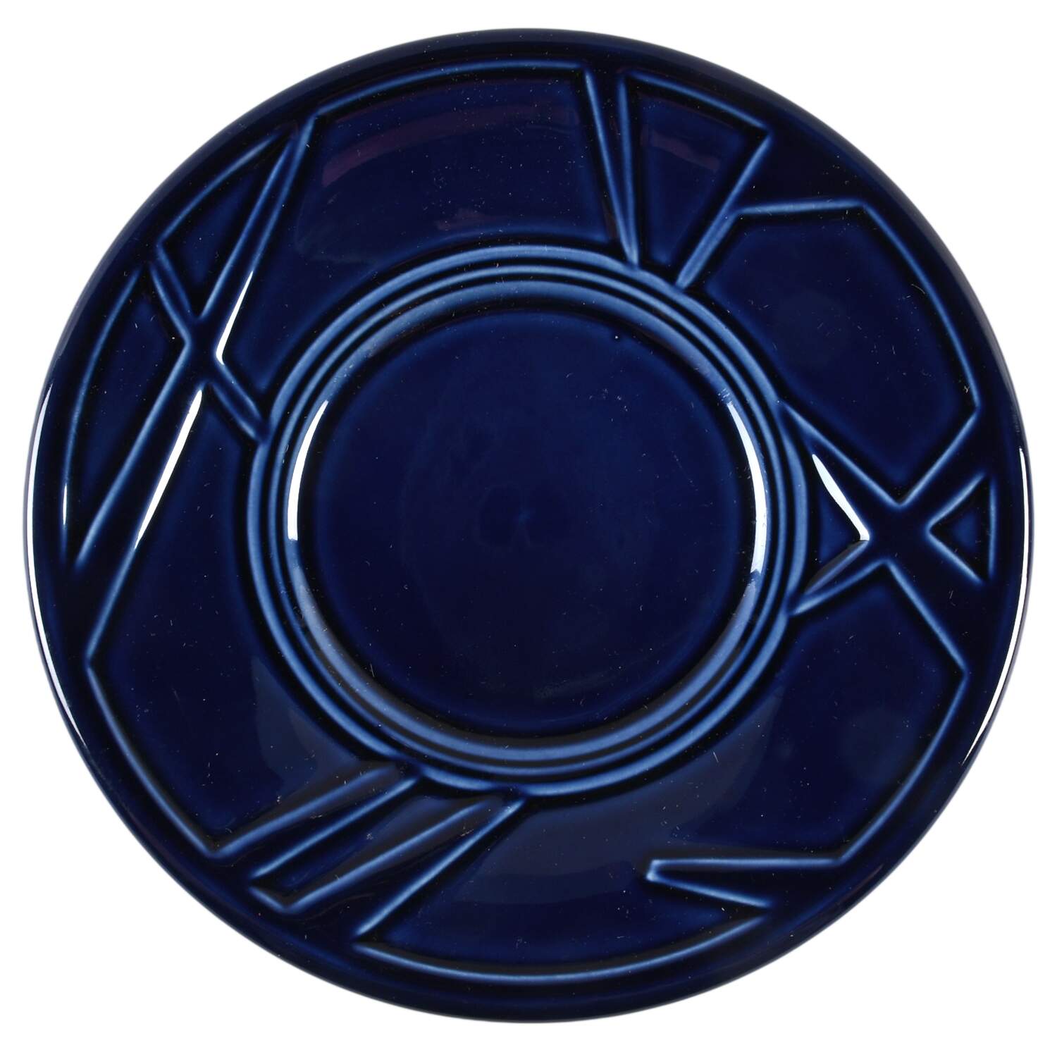 Fiesta 2000 Cobalt Blue Saucer for a Mug/Cup by Homer Laughlin -1
