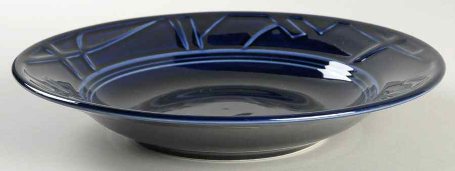 Fiesta 2000 Cobalt Blue 9" Individual Pasta Bowl by Homer Laughlin -1