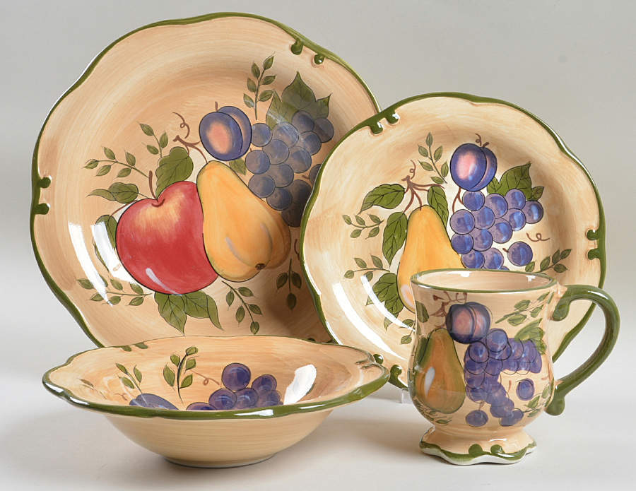 Granada 4 Piece Place Setting by Home Trends-1