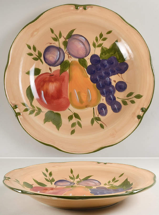 Granada 15" Pasta Serving Bowl by Home Trends-1