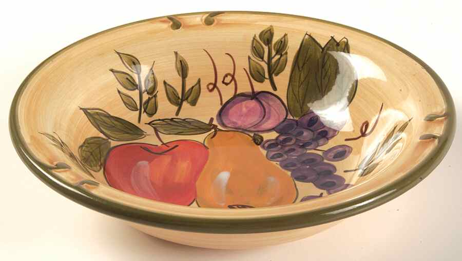 Granada 8" Individual Pasta Bowl by Home Trends-1
