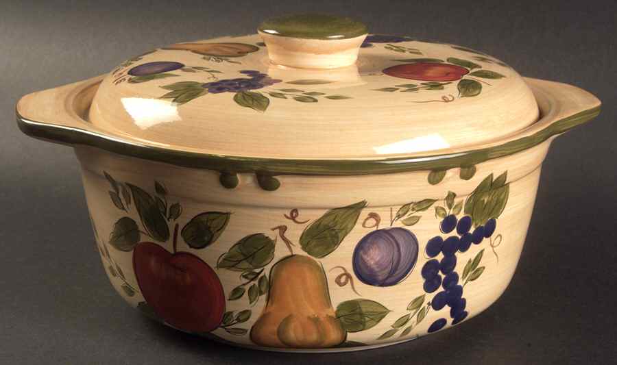 Granada Round Covered Vegetable by Home Trends-1