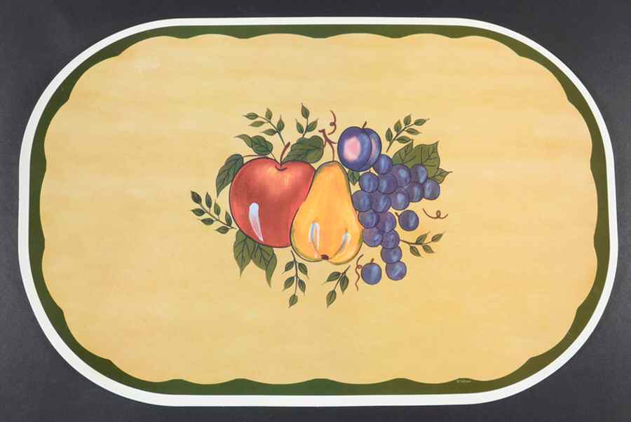 Granada Vinyl Placemat by Home Trends-1