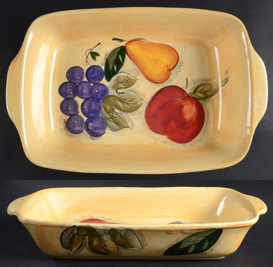 Granada 16" Rectangular Baker by Home Trends-1
