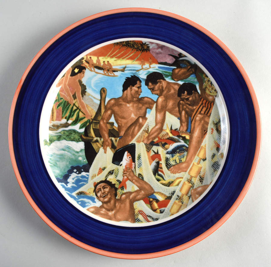 Hawaiianaware Service Plate (Charger) by Homer Laughlin -1