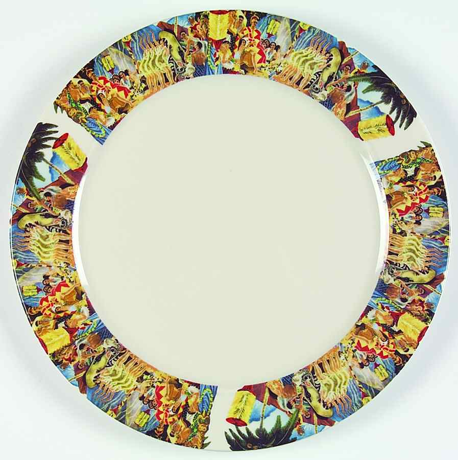 Hawaiianaware Dinner Plate by Homer Laughlin -1
