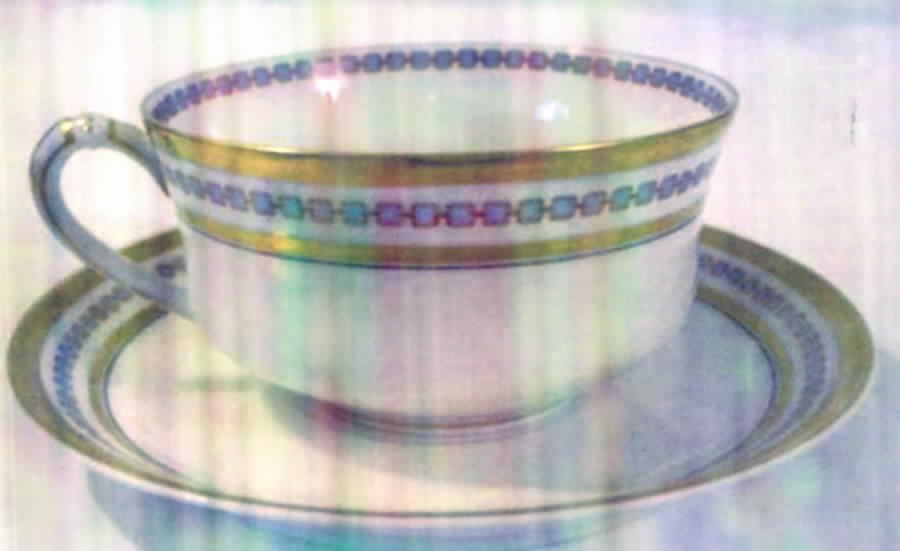 H2821 Flat Cup & Saucer Set by Haviland-1