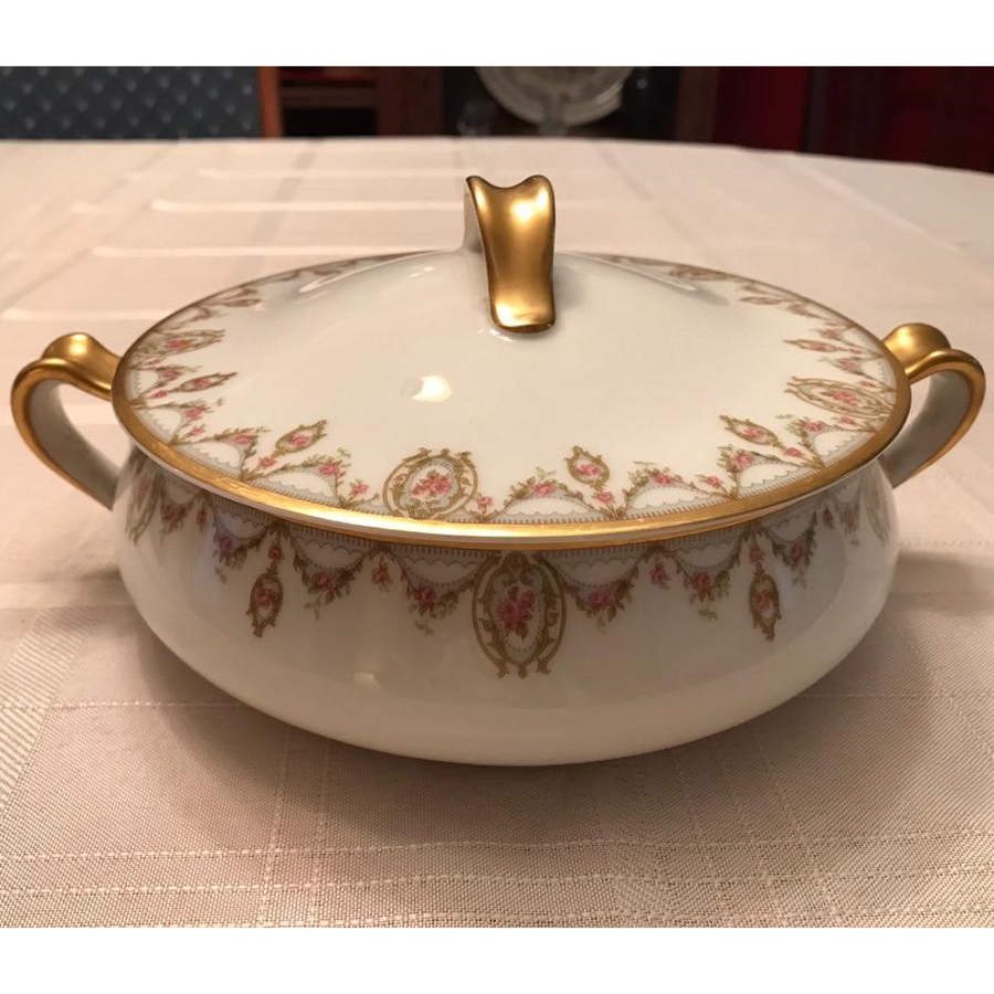 Schleiger 1202-1 Round Covered Vegetable by Haviland-1