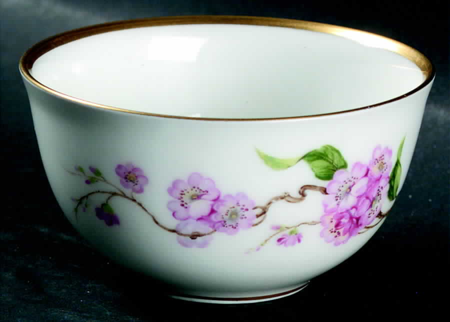 Blossomtime White Mini Open Sugar Bowl by Heinrich - H&C-1