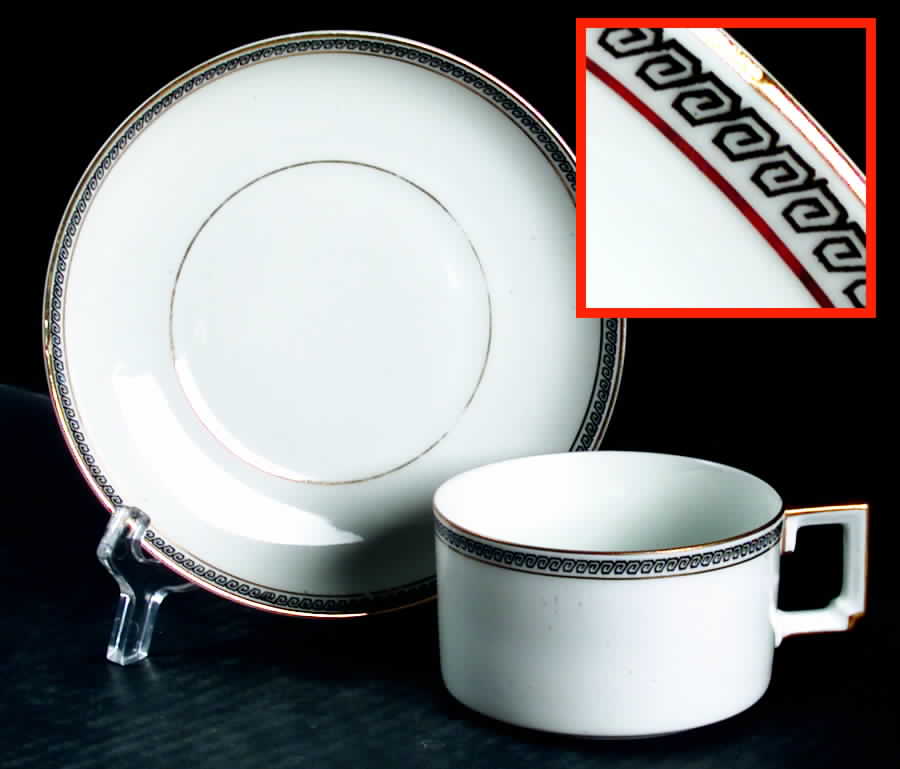 Hc833 Flat Cup & Saucer Set by Heinrich - H&C-1