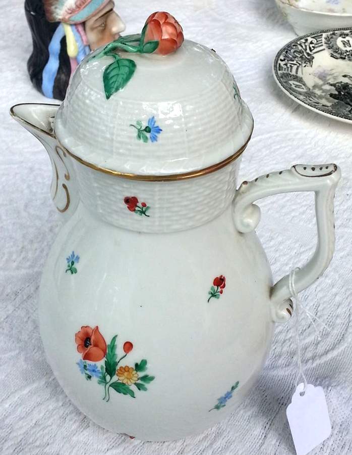 Kb Coffee Pot & Lid by Herend-1