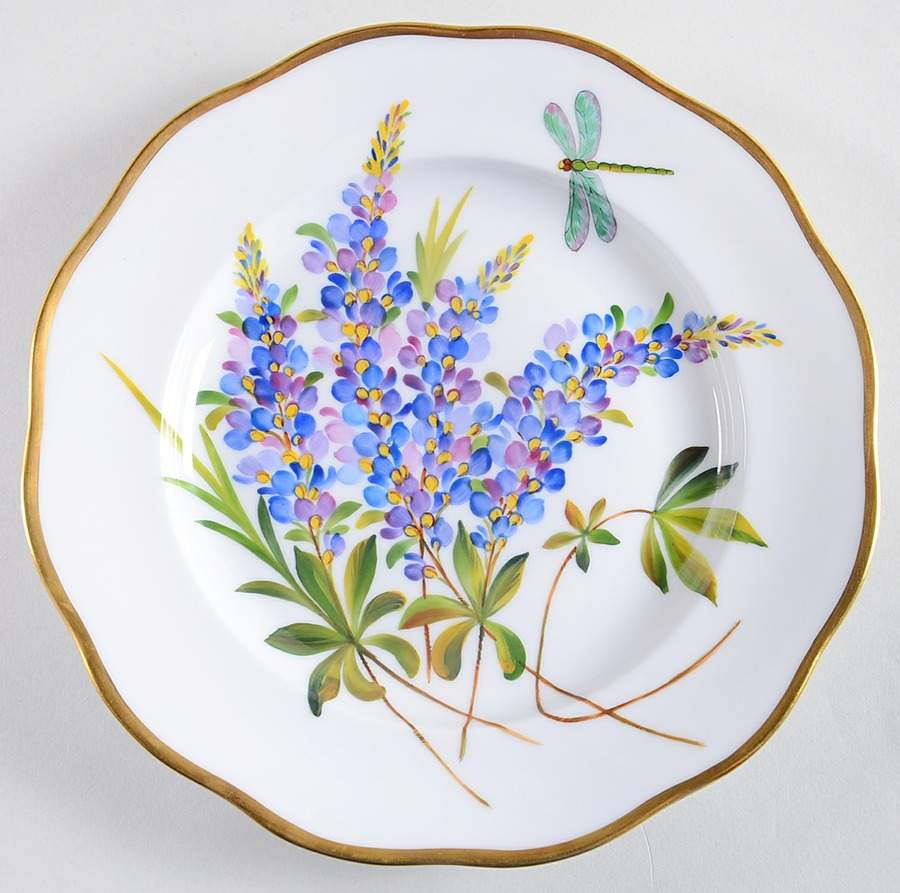 American Wildflowers Wall Plate by Herend-1