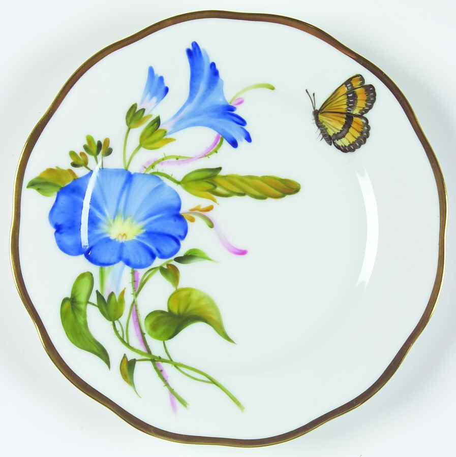 American Wildflowers Bread & Butter Plate by Herend-1