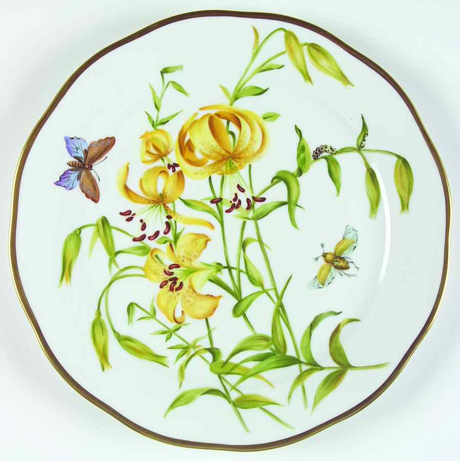 American Wildflowers Dinner Plate by Herend-1