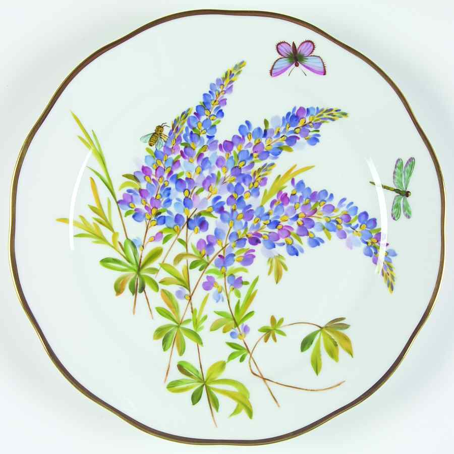 American Wildflowers Dinner Plate by Herend-1