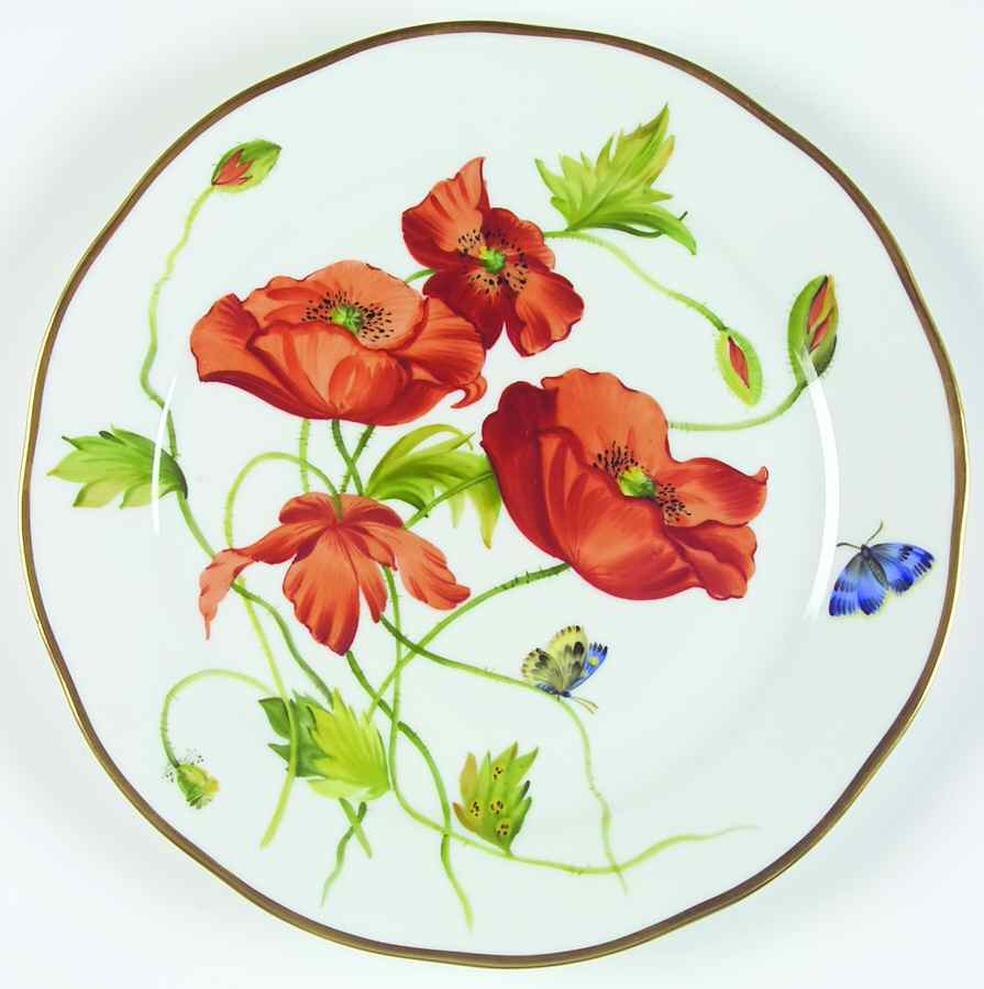 American Wildflowers Dinner Plate by Herend-1
