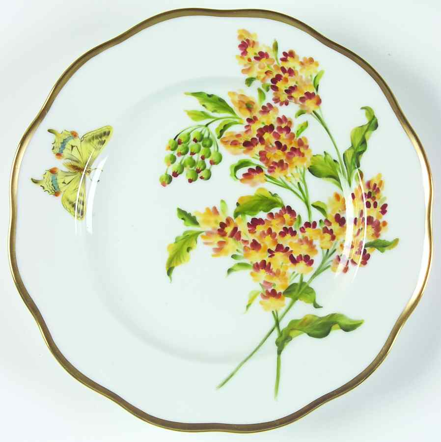 American Wildflowers Salad Plate by Herend-1