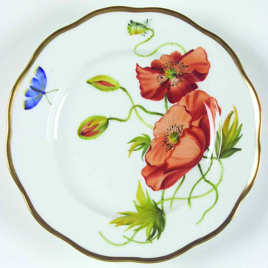 American Wildflowers Salad Plate by Herend-1