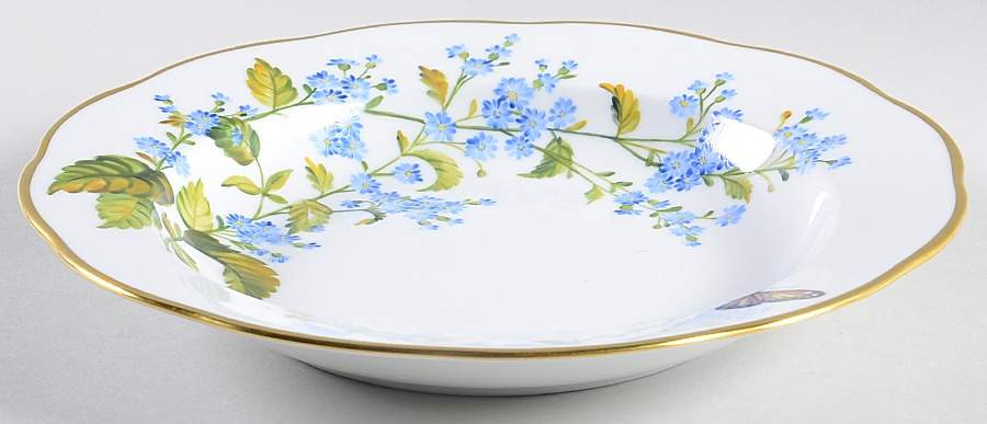 American Wildflowers Large Rim Soup Bowl by Herend-1
