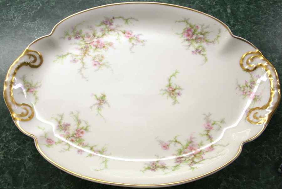 Schleiger 154-1 11" Oval Serving Platter by Haviland-1