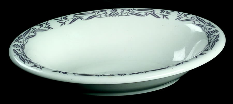 Impact Gray 10" Oval Vegetable Bowl by Homer Laughlin -1