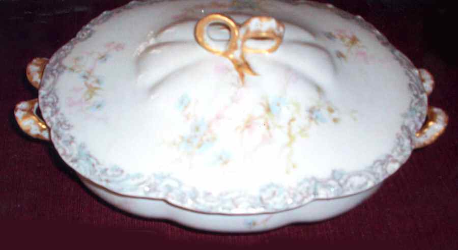 H2854 Oval Covered Vegetable by Haviland-1