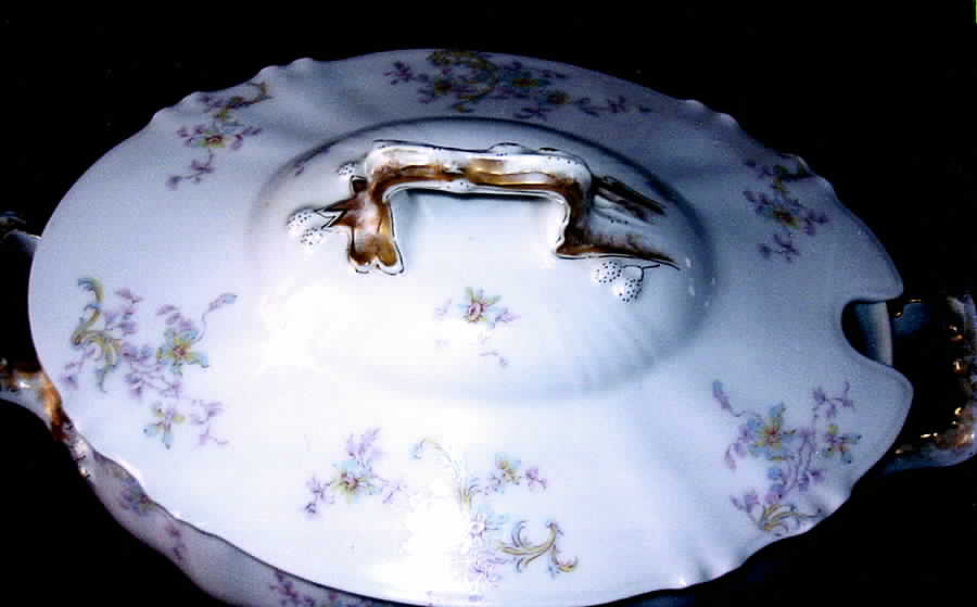 Schleiger 143-3 Oval Covered Vegetable by Haviland-1
