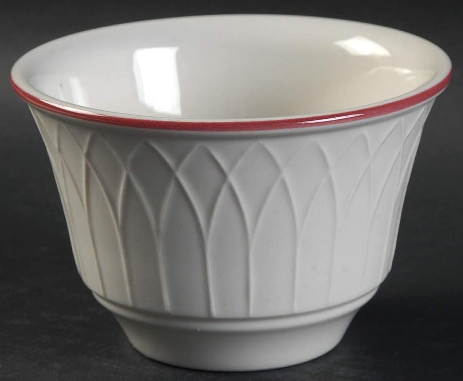Jade Maroon Ramekin by Homer Laughlin -1