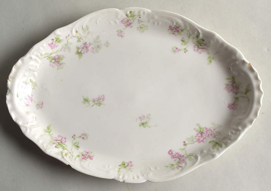 Schleiger 1231-1 11" Oval Serving Platter by Haviland-1