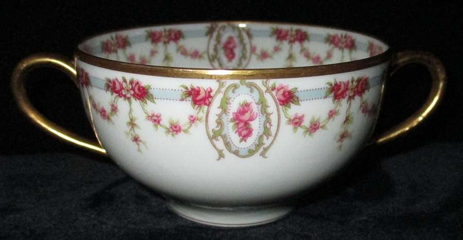 H2869 Footed Cream Soup Bowl by Haviland-1