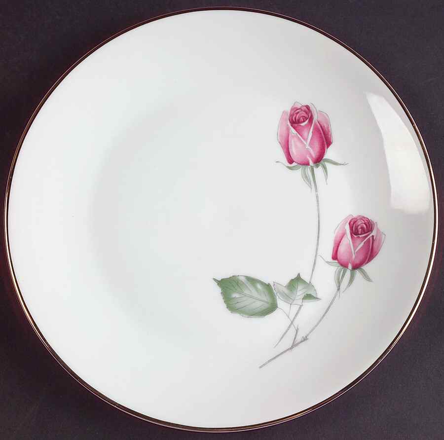 American Beauty (Gold Trim, Favorit) Salad Plate by Hutschenreuther-1