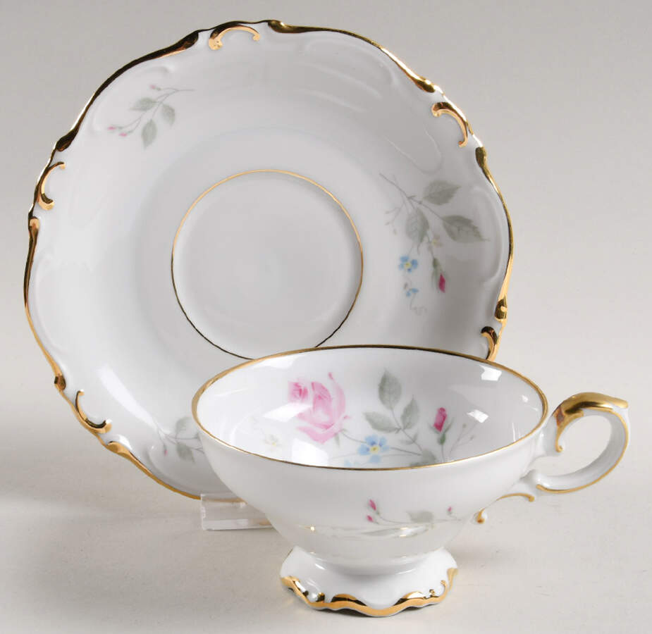 78350 Footed Cup & Saucer Set by Heinrich - H&C-1