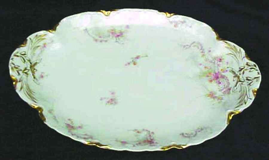 H2874 13" Oval Serving Platter by Haviland-1