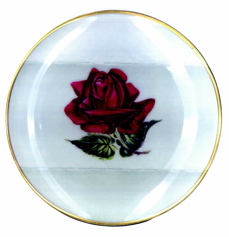 Rose Salad Plate by Heinrich - H&C-1