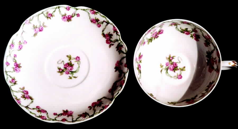 Schleiger 750-1 Flat Cup & Saucer Set by Haviland-1