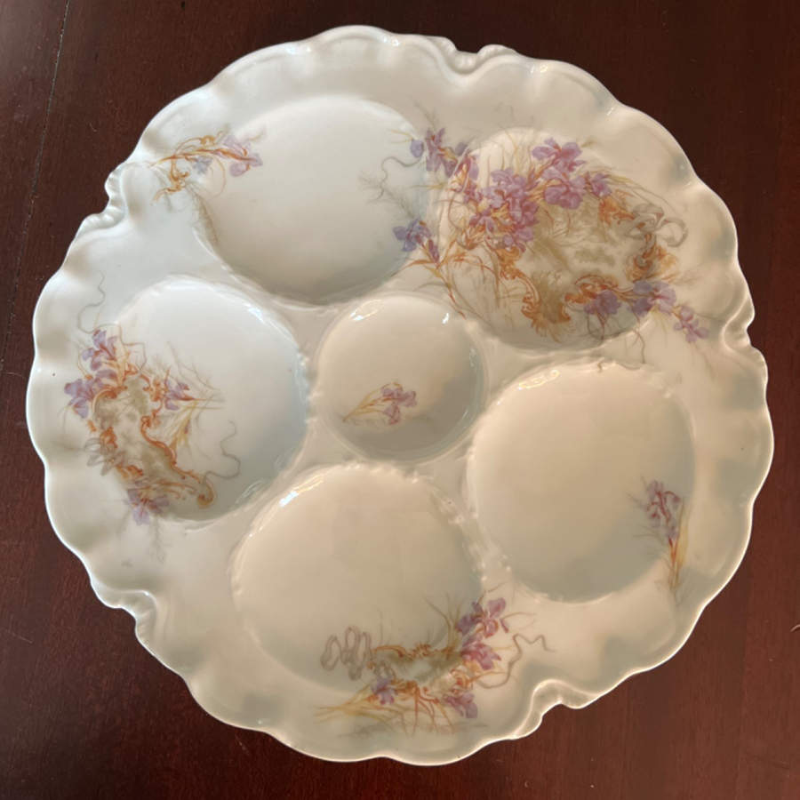 Schleiger 482-2 Oyster Plate by Haviland-1