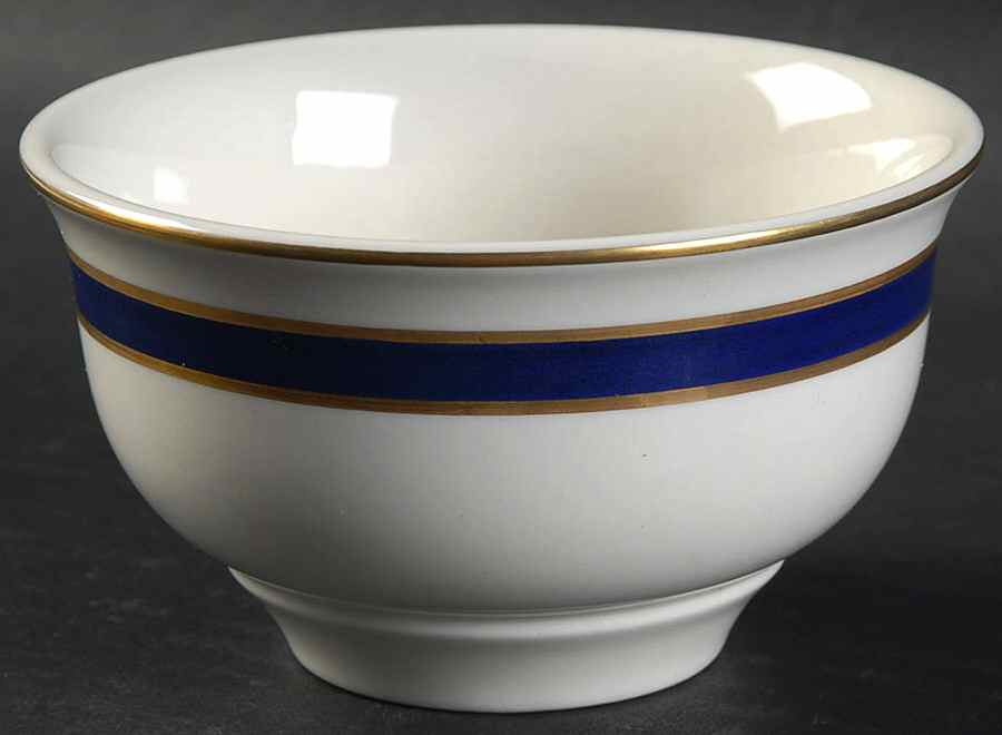 Inverness Cobalt Blue (Seville) Flat Bouillon Cup by Homer Laughlin -1