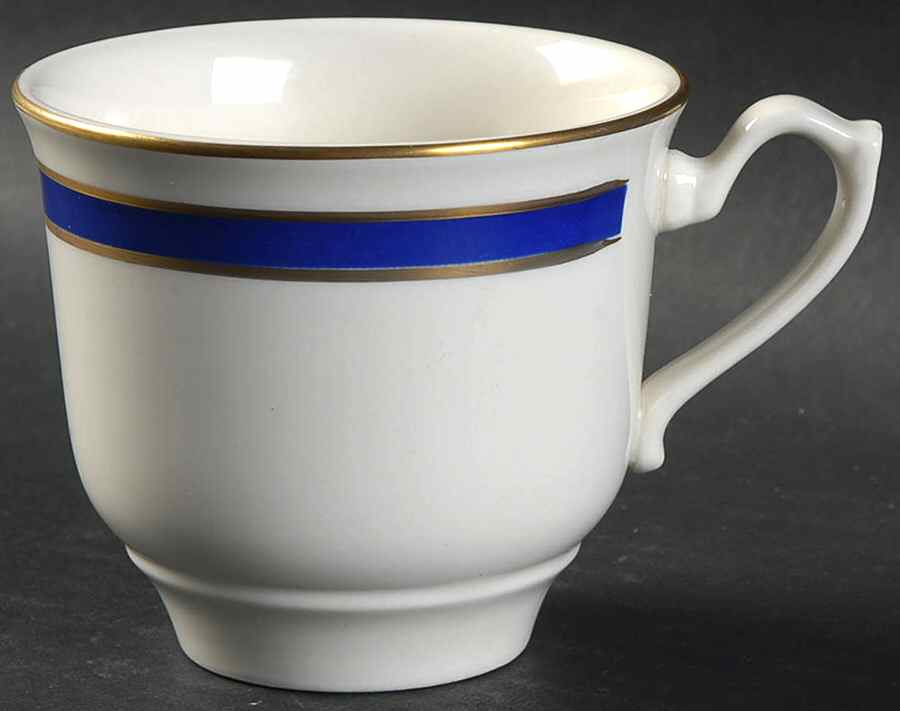 Inverness Cobalt Blue (Seville) Flat Cup by Homer Laughlin -1