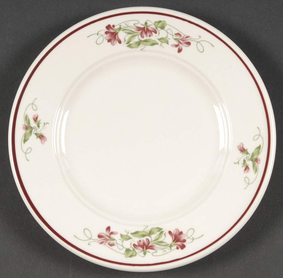 French Violets Bread & Butter Plate by Homer Laughlin -1