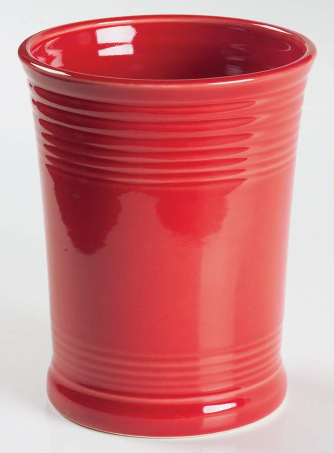 Fiesta Scarlet (Intro 2004) Utensil Holder by Homer Laughlin -1