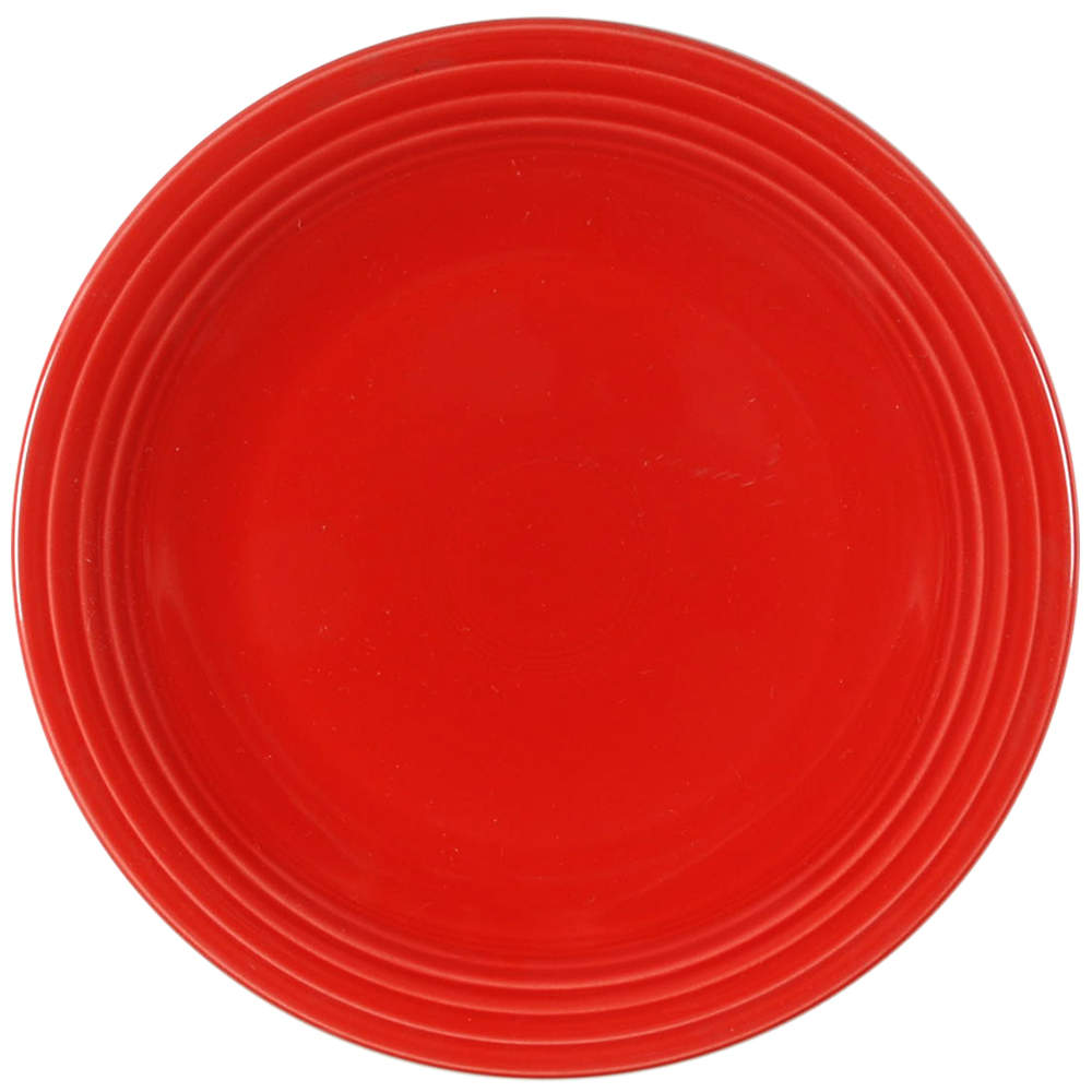 Fiesta Scarlet (Intro 2004) 11" Chop Plate (Round Platter) by Homer Laughlin -1