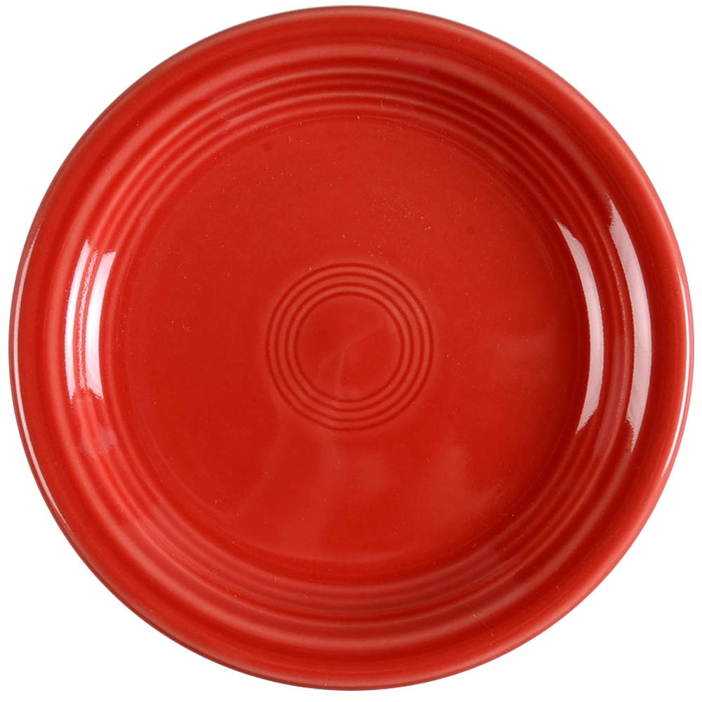 Fiesta Scarlet (Intro 2004) Appetizer Plate by Homer Laughlin -1