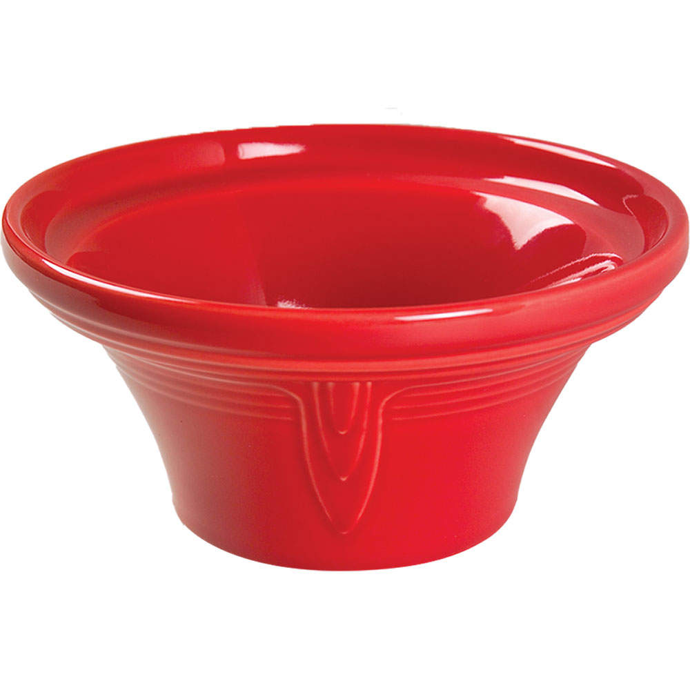 Fiesta Scarlet (Intro 2004) Hostess Bowl by Homer Laughlin -1