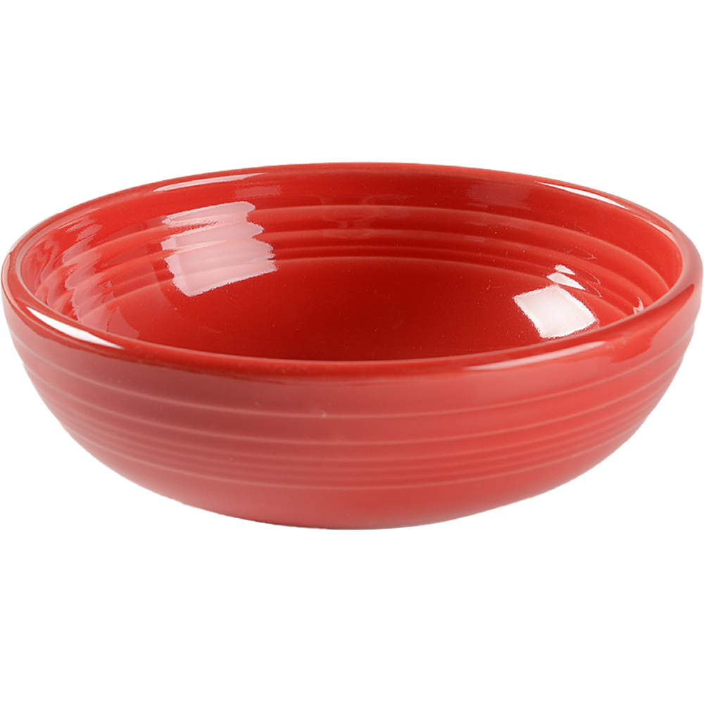 Fiesta Scarlet (Intro 2004) 7" Bistro Bowl by Homer Laughlin -1