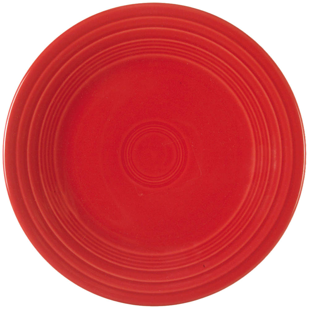 Fiesta Scarlet (Intro 2004) Luncheon Plate by Homer Laughlin -1