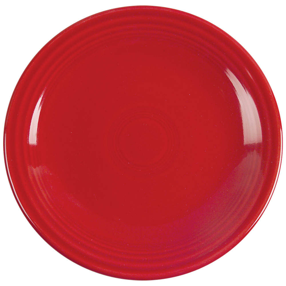 Fiesta Scarlet (Intro 2004) Bread & Butter Plate by Homer Laughlin -1